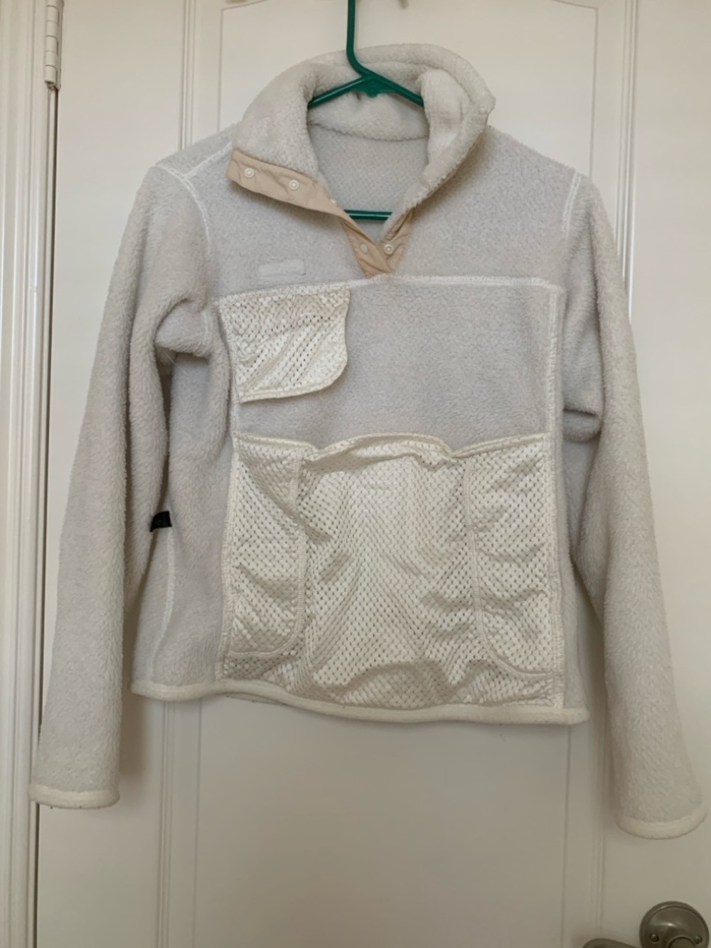 Patagonia Re-Tool Snap-T Fleece Pullover | Size Small | Raw Linen Cream - Picture 4 of 15